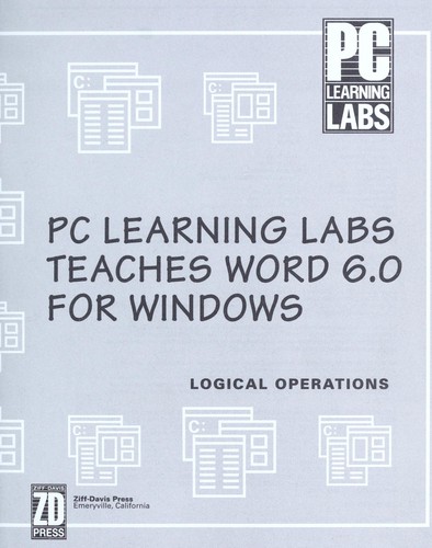 Cover for P C Learning Labs teaches WORD 6.0 for Windows