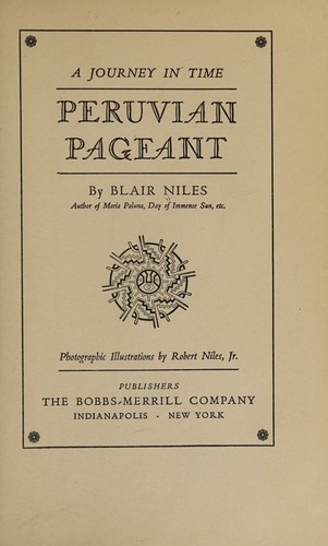 Cover for A journey in time;
