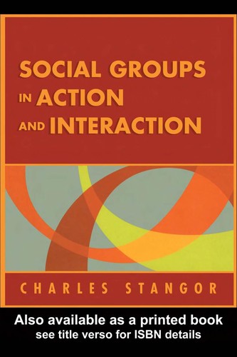 Cover for Social groups in action and interaction