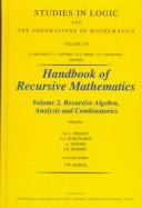 Cover for Handbook of recursive mathematics
