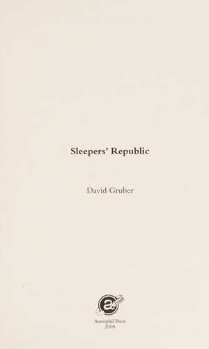 Cover for Sleepers' Republic