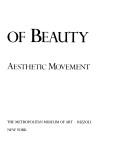 Cover for In Pursuit of Beauty