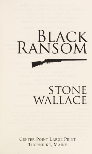 Cover for Black ransom