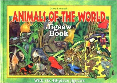 Cover for Animals of the World Jigsaw Book