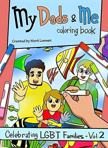 Cover for My Dads and Me Coloring Book