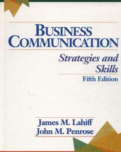 Cover for Business communication