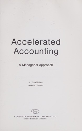 Cover for Accelerated accounting