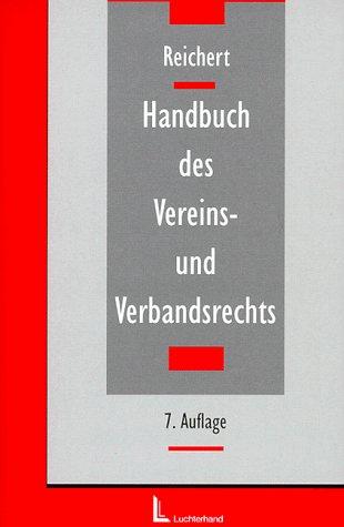 Cover for Handbuch des Vereins- und Verbandsrechts