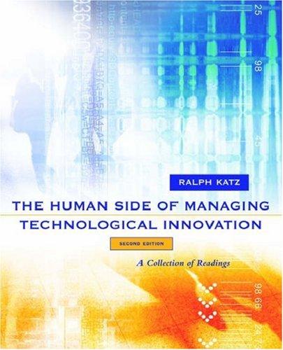 Cover for The Human Side of Managing Technological Innovation