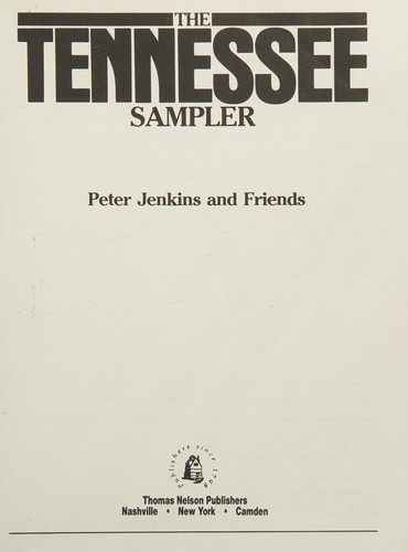 Cover for The Tennessee sampler