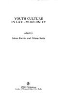 Cover for Youth culture in late modernity