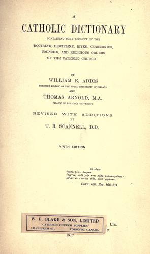 Cover for Catholic dictionary