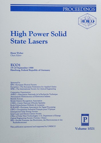 Cover for High power solid state lasers