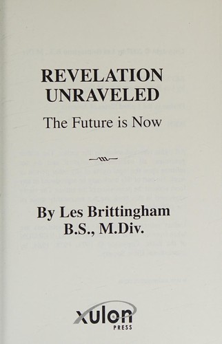 Cover for Revelation Unraveled