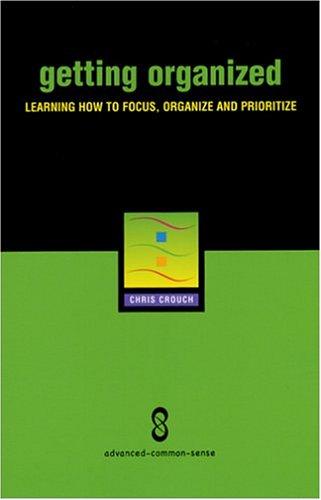 Cover for Getting organized