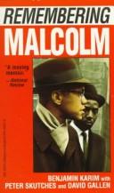 Cover for Remembering Malcolm