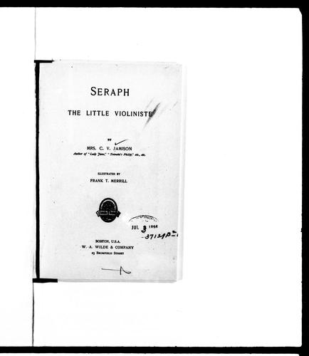 Cover for Seraph, the little violiniste