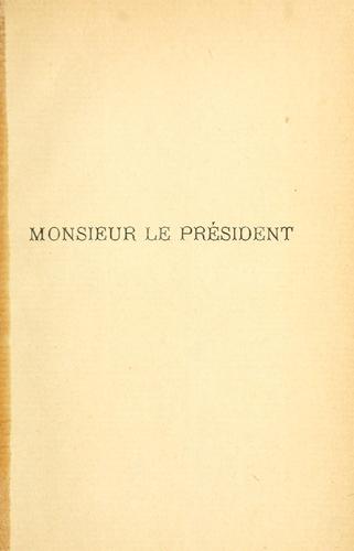 Cover for Monsieur le président