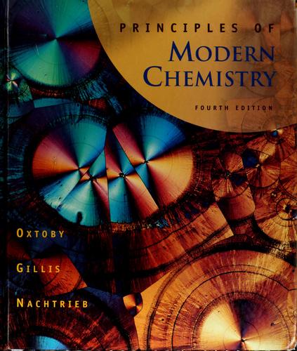 Cover for Principles of modern chemistry