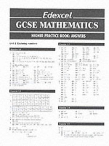 Cover for Edexcel GCSE Mathematics Practice Book