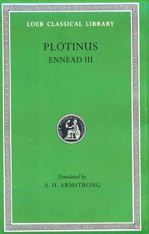 Cover for Plotinus: Volume III