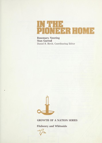 Cover for In the Pioneer Home