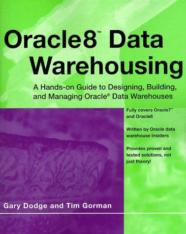 Cover for Oracle8 data warehousing