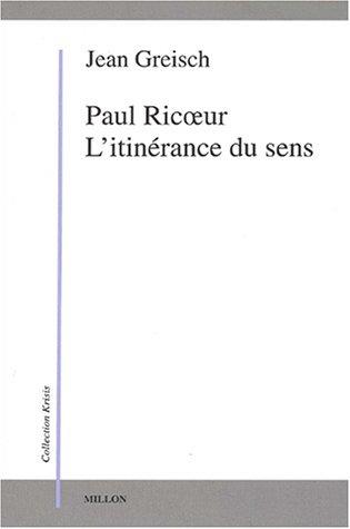 Cover for Paul Ricœur