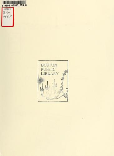 Cover for The big picture: business and industrial growth for Boston