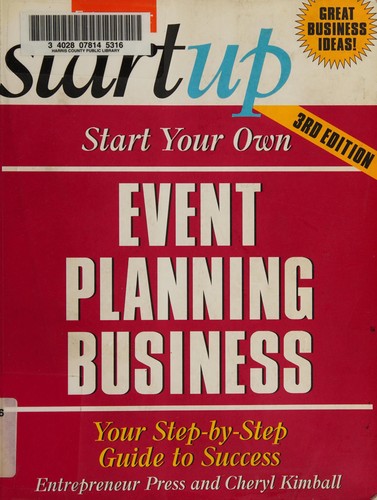 Cover for Start your own event planning business