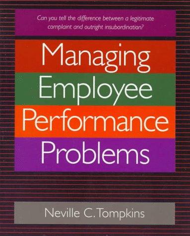 Cover for Managing employee performance problems