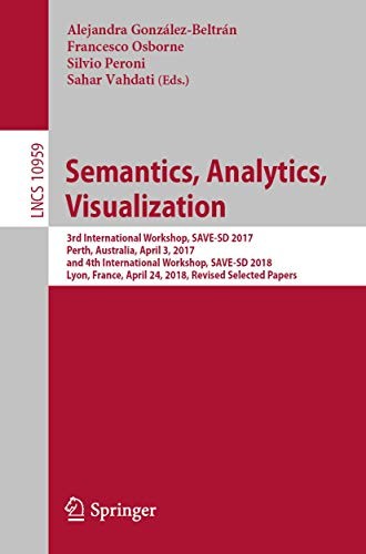 Cover for Semantics, Analytics, Visualization