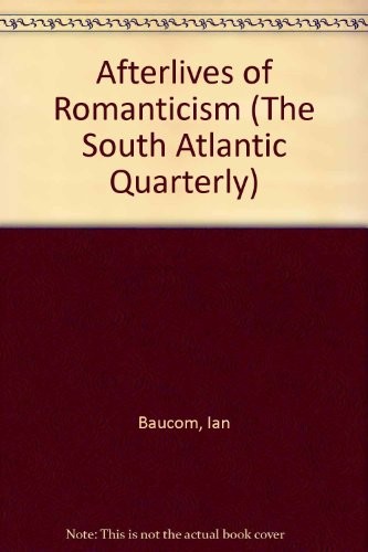 Cover for Afterlives of Romanticism