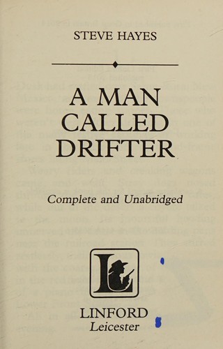 Cover for A man called Drifter