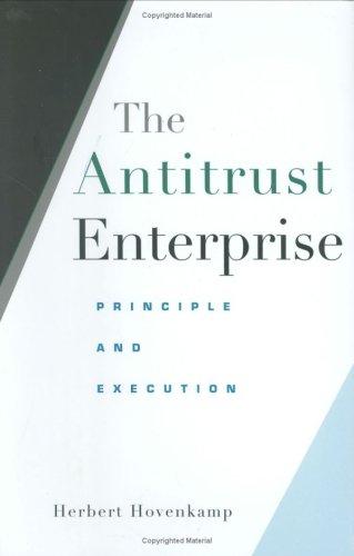 Cover for The antitrust enterprise