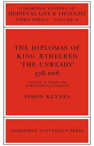 Cover for The Diplomas of King Aethlred 'the Unready' 9781016