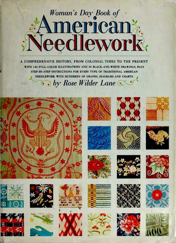 Cover for Woman's day book of American needlework.