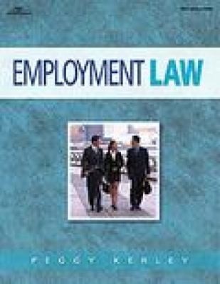 Cover for Employment Law
            
                West Legal Studies Paperback