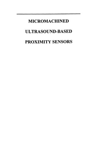 Cover for Micromachined Ultrasound-Based Proximity Sensors