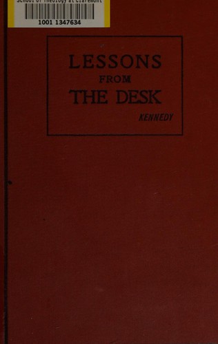 Cover for Lessons from the desk