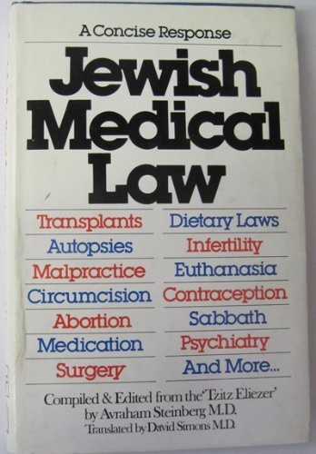 Cover for Jewish medical law