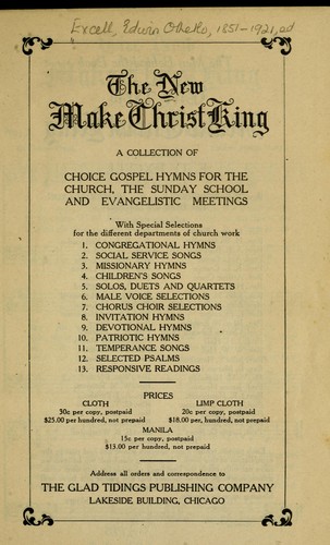 Cover for The new Make Christ king