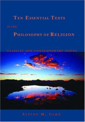 Cover for Ten Essential Texts in the Philosophy of Religion