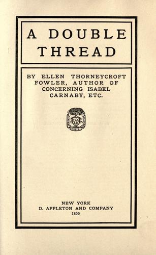 Cover for A double thread.