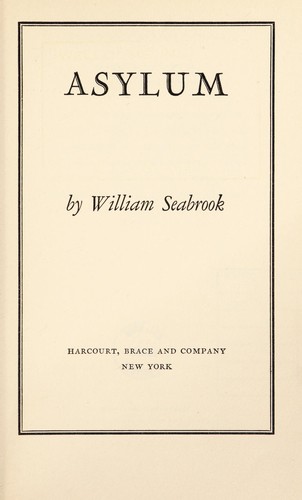 Cover for Asylum