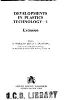 Cover for Developments in Plastics Technology
