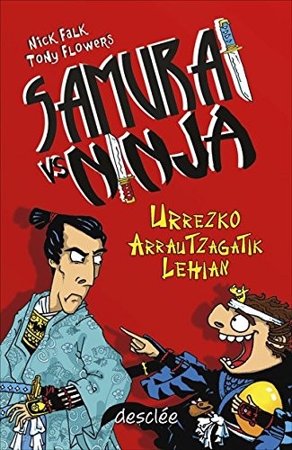 Cover for Samurai vs Ninja. Urrezko aurrautzagatik lehian