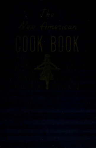Cover for The new American cook book.