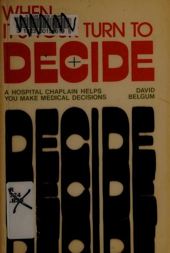 Cover for When it's your turn to decide
