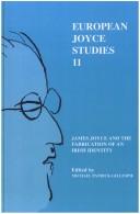 Cover for James Joyce and the Fabrication of an Irish Identity. (European Joyce Studies)